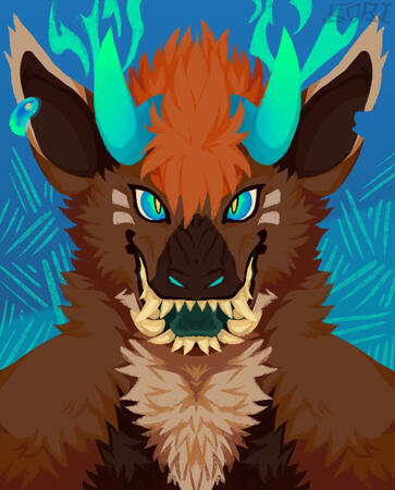 symmetrical bust +shading +pattern